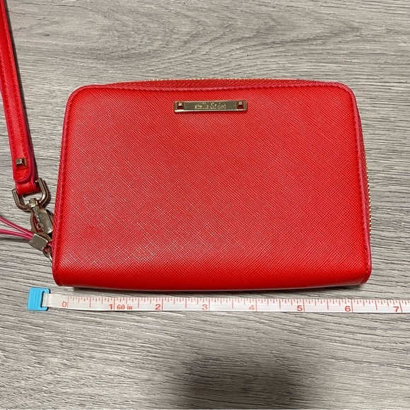 Stella&Dot Call Me Barbiecore Wristlet Red Wallet - Picture 12 of 12